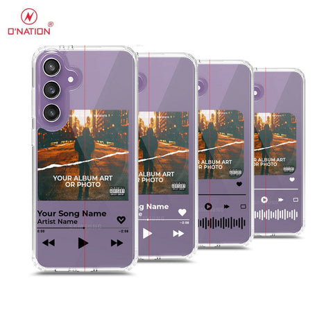 Samsung Galaxy S25 FE Cover - Personalised Album Art Series - 4 Designs - Clear Phone Case - Soft Silicon Borders
