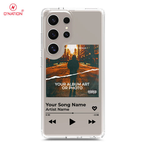 Samsung Galaxy S25 Ultra Cover - Personalised Album Art Series - 4 Designs - Clear Phone Case - Soft Silicon Borders