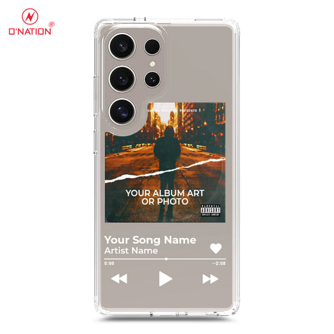 Samsung Galaxy S25 Ultra Cover - Personalised Album Art Series - 4 Designs - Clear Phone Case - Soft Silicon Borders