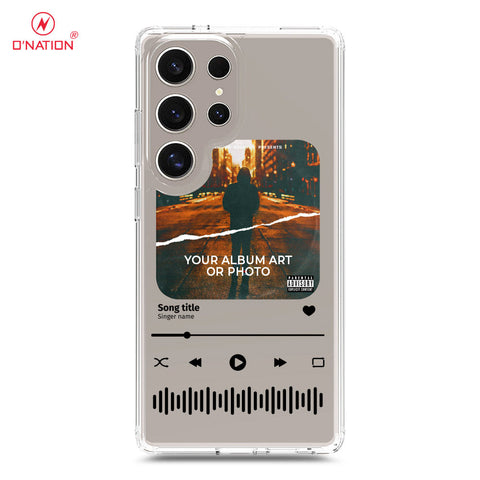 Samsung Galaxy S25 Ultra Cover - Personalised Album Art Series - 4 Designs - Clear Phone Case - Soft Silicon Borders