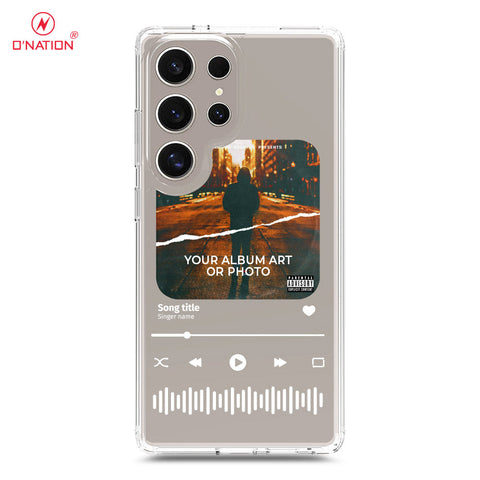 Samsung Galaxy S25 Ultra Cover - Personalised Album Art Series - 4 Designs - Clear Phone Case - Soft Silicon Borders