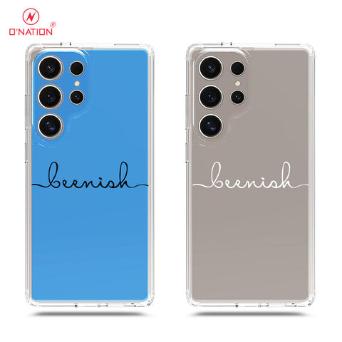 Samsung Galaxy S25 Ultra Cover - Personalised Name Series - 8 Designs - Clear Phone Case - Soft Silicon Borders