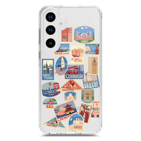 Samsung Galaxy A33 5G Cover - Personalised Boarding Pass Ticket Series - Clear Phone Case - Soft Silicon Borders