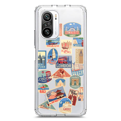 Xiaomi Poco F3 Cover - Personalised Boarding Pass Ticket Series - Clear Phone Case - Soft Silicon Borders
