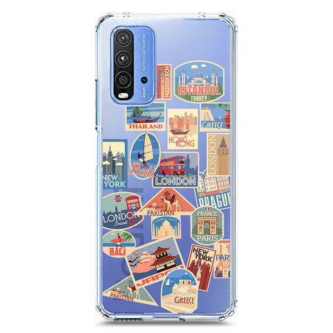 Xiaomi Poco M3 Cover - Personalised Boarding Pass Ticket Series - Clear Phone Case - Soft Silicon Borders