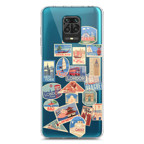 Xiaomi Redmi Note 9 Pro Cover - Personalised Boarding Pass Ticket Series - Clear Phone Case - Soft Silicon Borders
