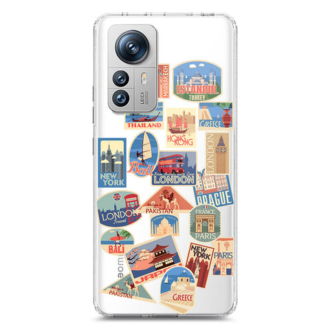 Xiaomi 12 Pro Cover - Personalised Boarding Pass Ticket Series - Clear Phone Case - Soft Silicon Borders