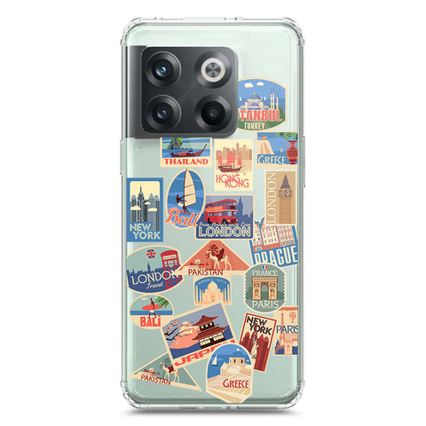 OnePlus Ace Pro Cover - Personalised Boarding Pass Ticket Series - Clear Phone Case - Soft Silicon Borders