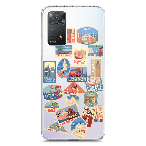 Xiaomi Redmi Note 11 Pro 5G Cover - Personalised Boarding Pass Ticket Series - Clear Phone Case - Soft Silicon Borders