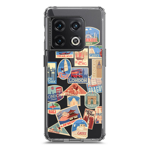 OnePlus 10 Pro Cover - Personalised Boarding Pass Ticket Series - Clear Phone Case - Soft Silicon Borders