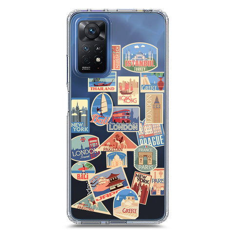 Xiaomi Redmi Note 11E Pro Cover - Personalised Boarding Pass Ticket Series - Clear Phone Case - Soft Silicon Borders