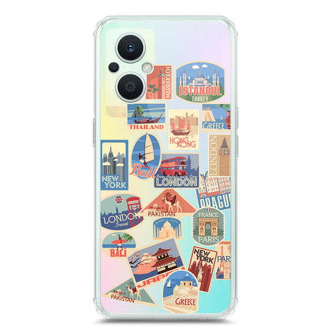 Oppo F21 Pro 5G Cover - Personalised Boarding Pass Ticket Series - Clear Phone Case - Soft Silicon Borders