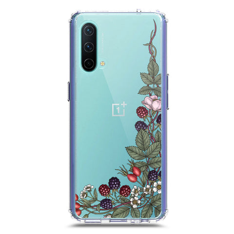 OnePlus Nord CE 5G Cover - Velvet Bloom Series - Clear Phone Case - Soft Silicon Borders