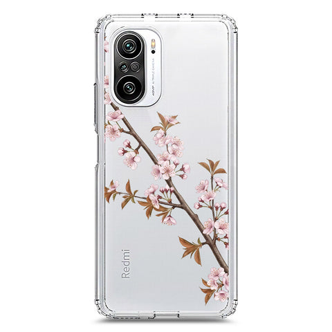 Xiaomi Mi 11i Cover - Velvet Bloom Series - Clear Phone Case - Soft Silicon Borders
