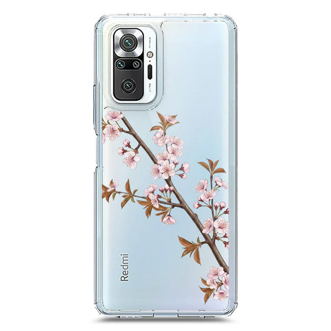 Xiaomi Redmi Note 10 Pro Max Cover - Velvet Bloom Series - Clear Phone Case - Soft Silicon Borders