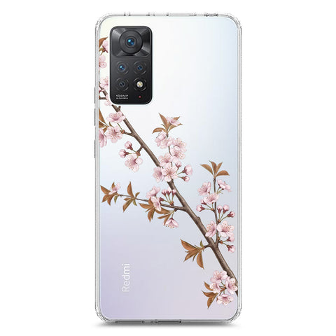 Xiaomi Redmi Note 11 Pro 5G Cover - Velvet Bloom Series - Clear Phone Case - Soft Silicon Borders