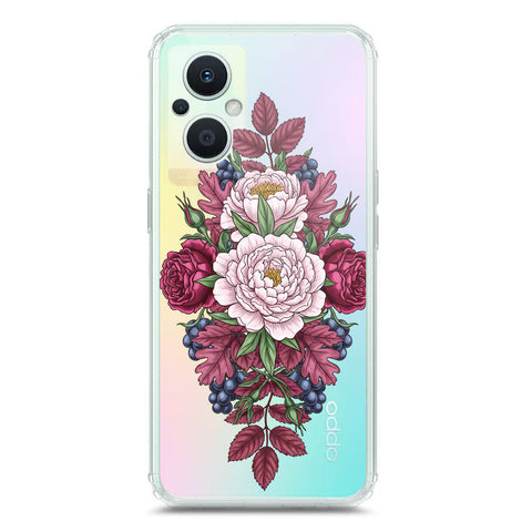 OnePlus Nord N20 5G Cover - Velvet Bloom Series - Clear Phone Case - Soft Silicon Borders