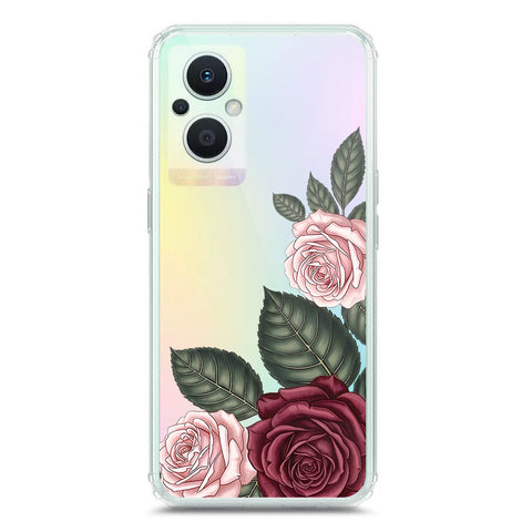 OnePlus Nord N20 5G Cover - Velvet Bloom Series - Clear Phone Case - Soft Silicon Borders