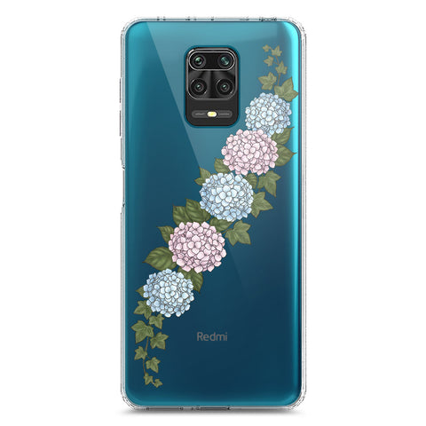 Xiaomi Poco M2 Pro Cover - Velvet Bloom Series - Clear Phone Case - Soft Silicon Borders