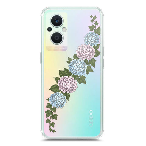 OnePlus Nord N20 5G Cover - Velvet Bloom Series - Clear Phone Case - Soft Silicon Borders