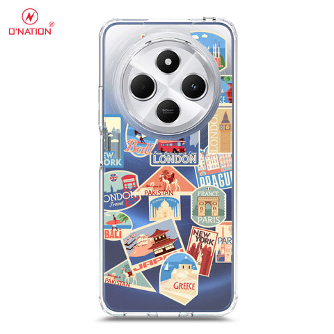 Xiaomi Redmi 14C Cover - Personalised Boarding Pass Ticket Series - 5 Designs - Clear Phone Case - Soft Silicon Borders