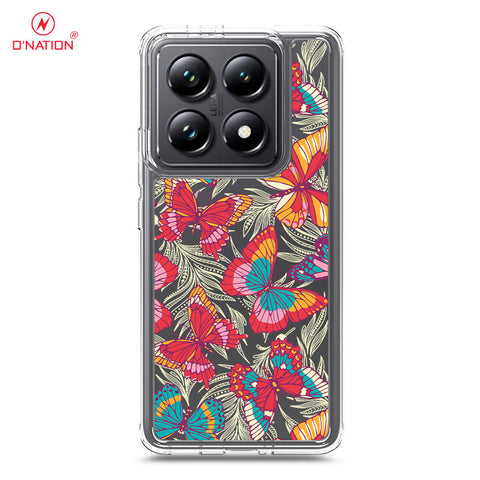 Xiaomi 14T Pro Cover - O'Nation Butterfly Dreams Series - 9 Designs - Clear Phone Case - Soft Silicon Borders