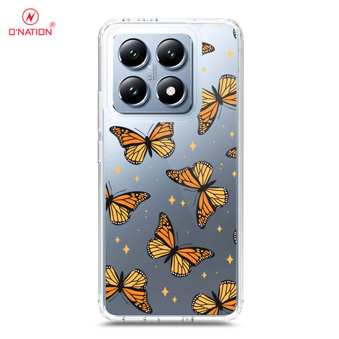 Xiaomi 14T Cover - O'Nation Butterfly Dreams Series - 9 Designs - Clear Phone Case - Soft Silicon Borders