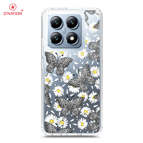 Xiaomi 14T Cover - O'Nation Butterfly Dreams Series - 9 Designs - Clear Phone Case - Soft Silicon Borders