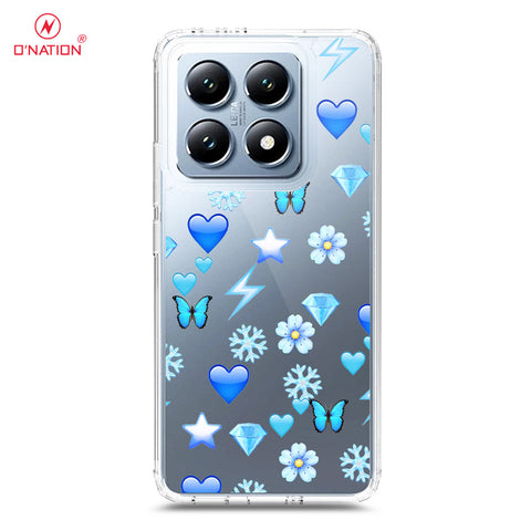 Xiaomi 14T Cover - O'Nation Butterfly Dreams Series - 9 Designs - Clear Phone Case - Soft Silicon Borders