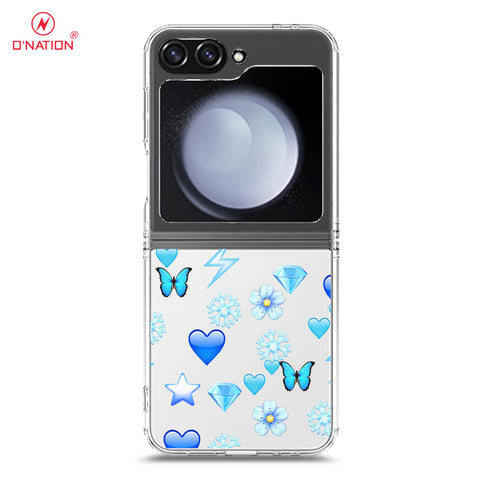 Samsung Galaxy Z Flip 6 Cover - O'Nation Butterfly Dreams Series - 9 Designs - Clear Phone Case - Soft Silicon Borders