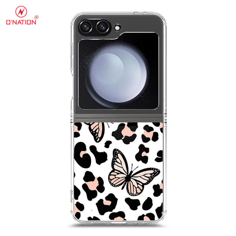 Samsung Galaxy Z Flip 6 Cover - O'Nation Butterfly Dreams Series - 9 Designs - Clear Phone Case - Soft Silicon Borders