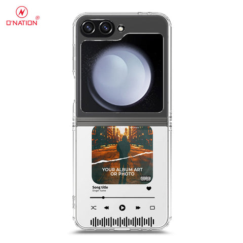 Samsung Galaxy Z Flip 6 Cover - Personalised Album Art Series - 4 Designs - Clear Phone Case - Soft Silicon Borders