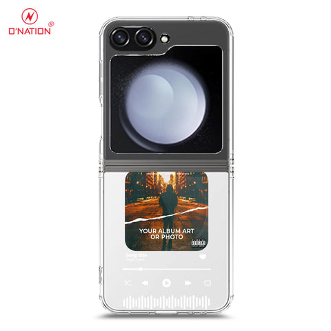 Samsung Galaxy Z Flip 6 Cover - Personalised Album Art Series - 4 Designs - Clear Phone Case - Soft Silicon Borders