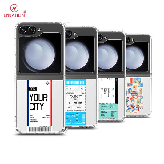 Samsung Galaxy Z Flip 6 Cover - Personalised Album Art Series - 4 Designs - Clear Phone Case - Soft Silicon Borders