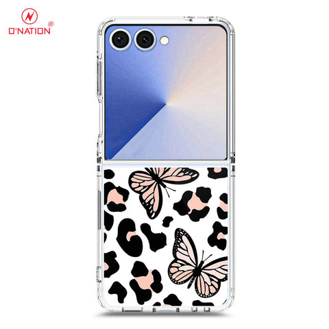 Samsung Galaxy Z Flip 7 Cover - O'Nation Butterfly Dreams Series - 9 Designs - Clear Phone Case - Soft Silicon Borders