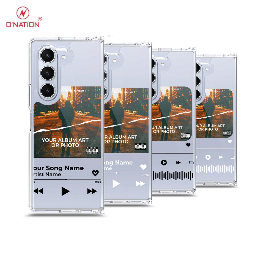 Samsung Galaxy Z Fold 6 5G Cover - Personalised Album Art Series - 4 Designs - Clear Phone Case - Soft Silicon Borders