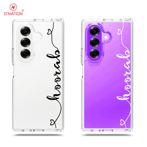 Samsung Galaxy Z Fold 7 Cover - Personalised Name Series - 8 Designs - Clear Phone Case - Soft Silicon Borders