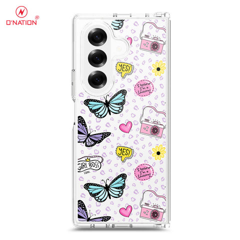 Samsung Galaxy Z Fold 7 Cover - O'Nation Butterfly Dreams Series - 9 Designs - Clear Phone Case - Soft Silicon Borders