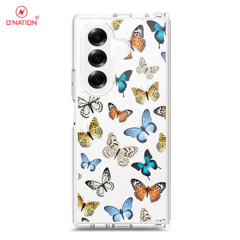 Samsung Galaxy Z Fold 7 Cover - O'Nation Butterfly Dreams Series - 9 Designs - Clear Phone Case - Soft Silicon Borders
