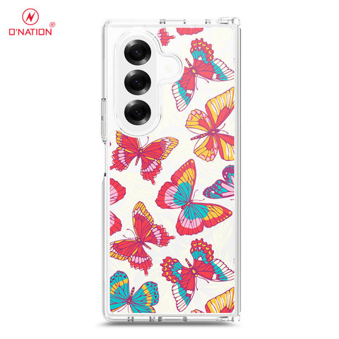 Samsung Galaxy Z Fold 7 Cover - O'Nation Butterfly Dreams Series - 9 Designs - Clear Phone Case - Soft Silicon Borders