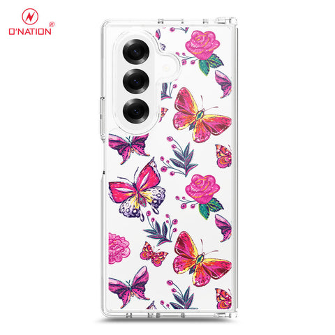 Samsung Galaxy Z Fold 7 Cover - O'Nation Butterfly Dreams Series - 9 Designs - Clear Phone Case - Soft Silicon Borders