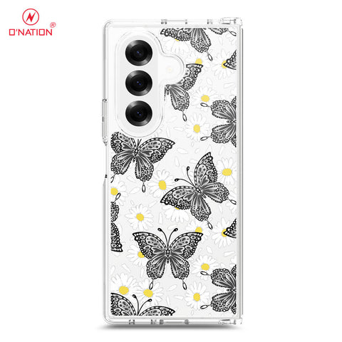 Samsung Galaxy Z Fold 7 Cover - O'Nation Butterfly Dreams Series - 9 Designs - Clear Phone Case - Soft Silicon Borders