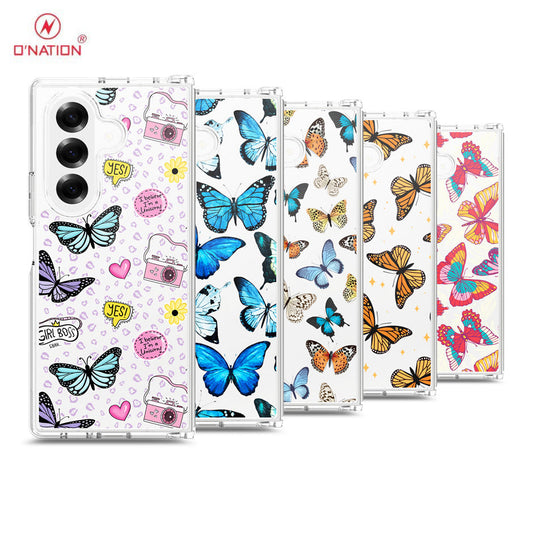 Samsung Galaxy Z Fold 7 Cover - O'Nation Butterfly Dreams Series - 9 Designs - Clear Phone Case - Soft Silicon Borders