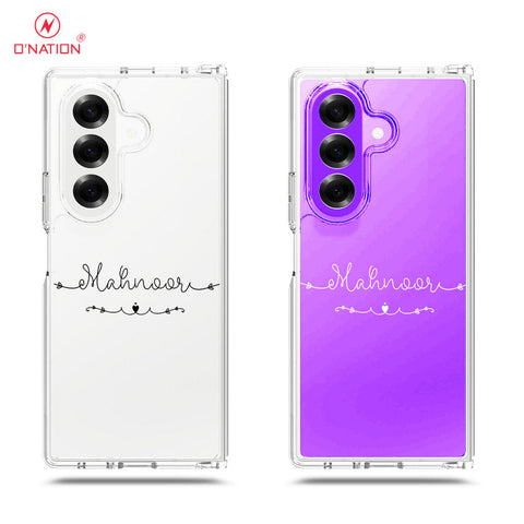 Samsung Galaxy Z Fold 7 Cover - Personalised Name Series - 8 Designs - Clear Phone Case - Soft Silicon Borders