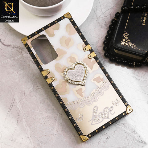 Oppo A54s Cover - Design2 - Heart Bling Diamond Glitter Soft TPU Trunk Case With Ring Holder