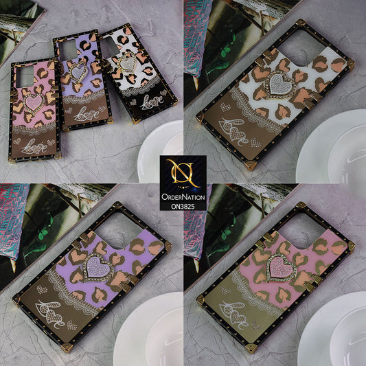 iPhone 11 Pro Cover - Design 2 - Heart Bling Diamond Glitter Soft TPU Trunk Case With Ring Holder