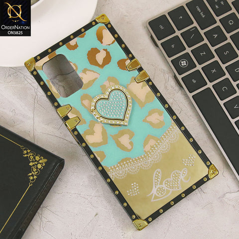 Infinix Hot 50 4G Cover - Design6 - Heart Bling Diamond Glitter Soft TPU Trunk Case With Ring Holder