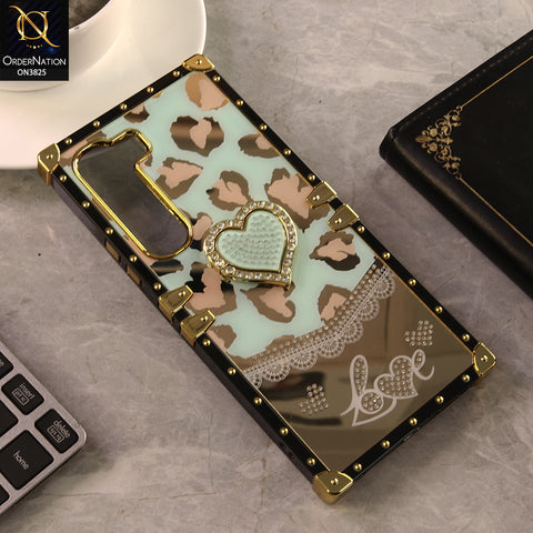 Infinix Hot 60 Pro Cover - Design 6 - Heart Bling Diamond Glitter Soft TPU Trunk Case With Ring Holder