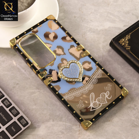 Infinix Hot 60 Pro Plus Cover - Design 4 - Heart Bling Diamond Glitter Soft TPU Trunk Case With Ring Holder