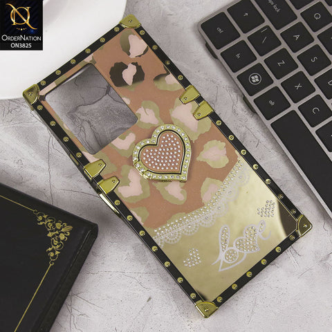 Infinix Note 12 G96 Cover - Design5 - Heart Bling Diamond Glitter Soft TPU Trunk Case With Ring Holder